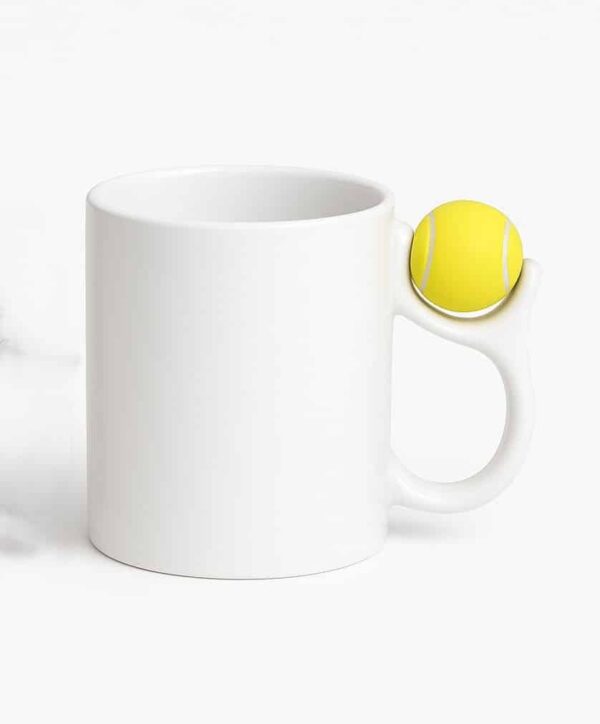 SZUBLIMÁLHATÓ KERÁMIA BÖGRE VÁLASZTHATÓ FOOTBALL, TENISZ ÉS KOSÁRLABDA FIGURÁVAL - Image 3