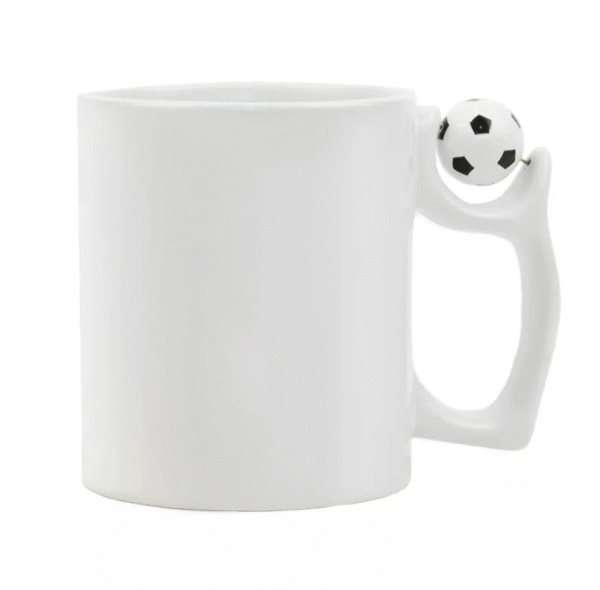 SZUBLIMÁLHATÓ KERÁMIA BÖGRE VÁLASZTHATÓ FOOTBALL, TENISZ ÉS KOSÁRLABDA FIGURÁVAL - Image 2