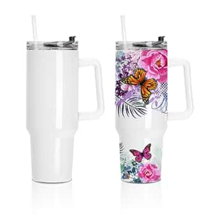 SZUBLIMÁCIÓS FEHÉR UTAZÓ TUMBLER – 1200ml - Image 3