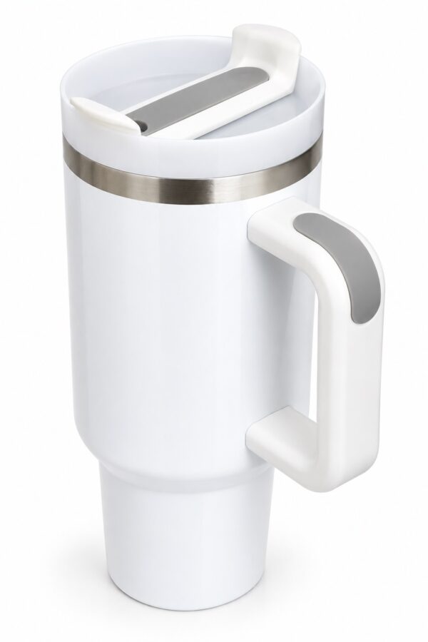 SZUBLIMÁCIÓS FEHÉR UTAZÓ TUMBLER – 1200ml - Image 3