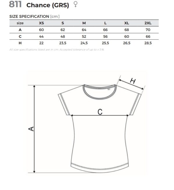 MALFINI Chance szublimálható póló - női - Image 4